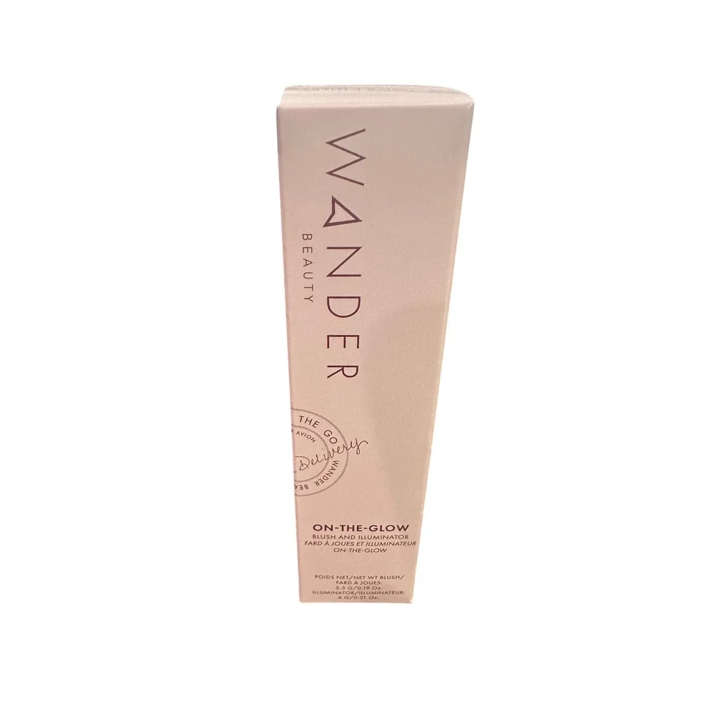 NEW Wander Beauty OnTheGlow Blush Illuminator Stick Sienna Sunset NudeGlow